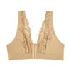 Women's Sexy French Lace Seamless Front Buckle Bra