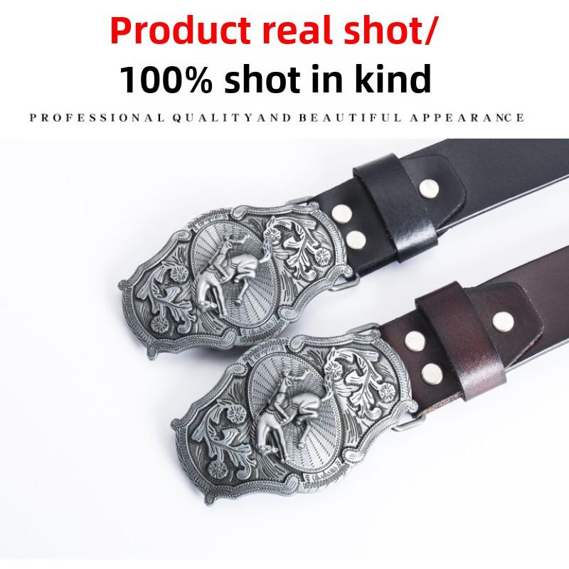 Antikes Kostüm Schauspieler Rindsleder Gürtel Gentleman Identitätsgürtel Gürtel Taillengürtel Zweilagiges Leder Schwarz Kaffee Gürtel