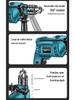 Electric Rotary Impact Drill Set - Versatile Power Tool for Household Use, Includes Hand Drill and Wall Drilling Capability.