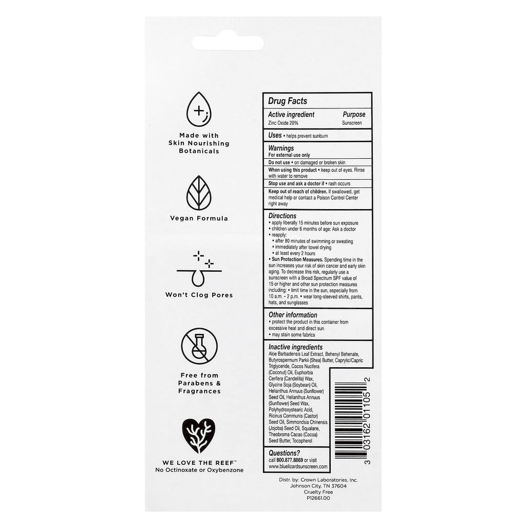 Mineralny sztyft przeciwsłoneczny dla dzieci, Spf 50, 0,5 uncji (14 g)
