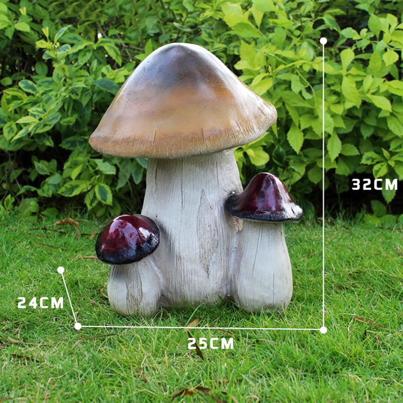 Cartoon Simulatie Grote Paddenstoel Decoratie Buiten Tuin Patio Landschap Ornament