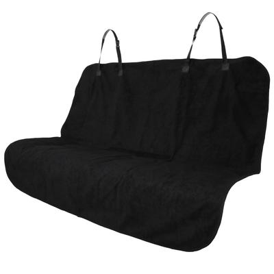 Kashiwise Rear Seat Covers Waterproof Stain Resistant Soft Fabric Non-Slip One Size Fits All Washable (Black)
