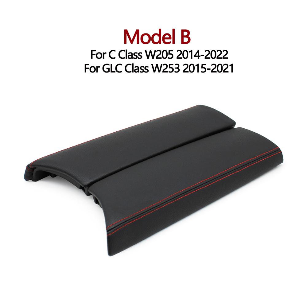Auto Mittelkonsolen Deckel Armlehnen Abdeckung Leder Panel Für BENZ C GLC W205 W253 X253 Coupe Cabrio C200 C250 C300 GLC200 GLC300