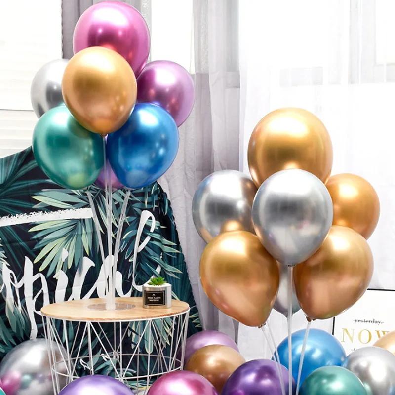 Golden wave point Balloon Stand Balloon Stick Kit Wedding Desktop Balloon Holder Birthday Party Balloon Accessories Baby Shower