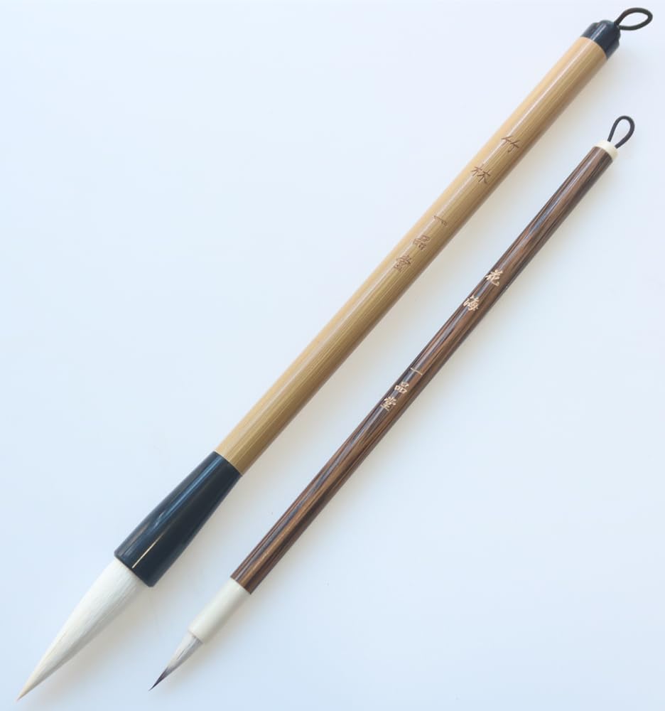 

Ippondo Calligraphy Brush Size and Size Fine for Elementary School and School Calligraphy Set, 3, Thick, 7, Brushes, Students, Beginners,