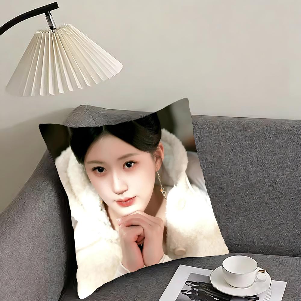 Zhao Lusi Cushion Cover Reversible Plush Pillow Cover – For car, sofa, bedroom, perfect as a gift.