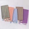 Handmade Alloy Love Flower Chiffon Hijab Beads Scarves Plain Shawls Women Sunscreen Headscarf Head Wrap Hijabs Ramadan Turban