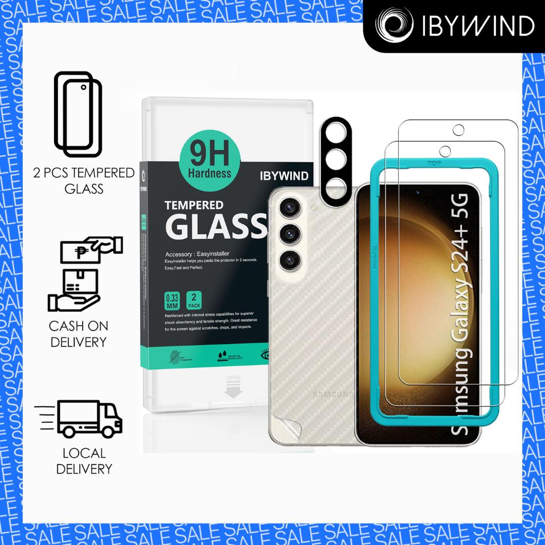 

Samsung Galaxy S25+ / S24+ / S24 FE 5G Tempered Glass by IBYWIND – 9H Hardness, Anti-Scratch, Bubble-Free, HD Clear S24 FE