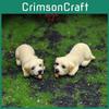 Animal Resin Decor Labrador For Home Office And Micro Landscape Accessories