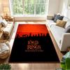 Lord Rings Floor Rug Office Rug Design for Hallway Study Room Game Room Dining Room Anti-slip Rug Decorate Offices Perfect Gift for Women/Men