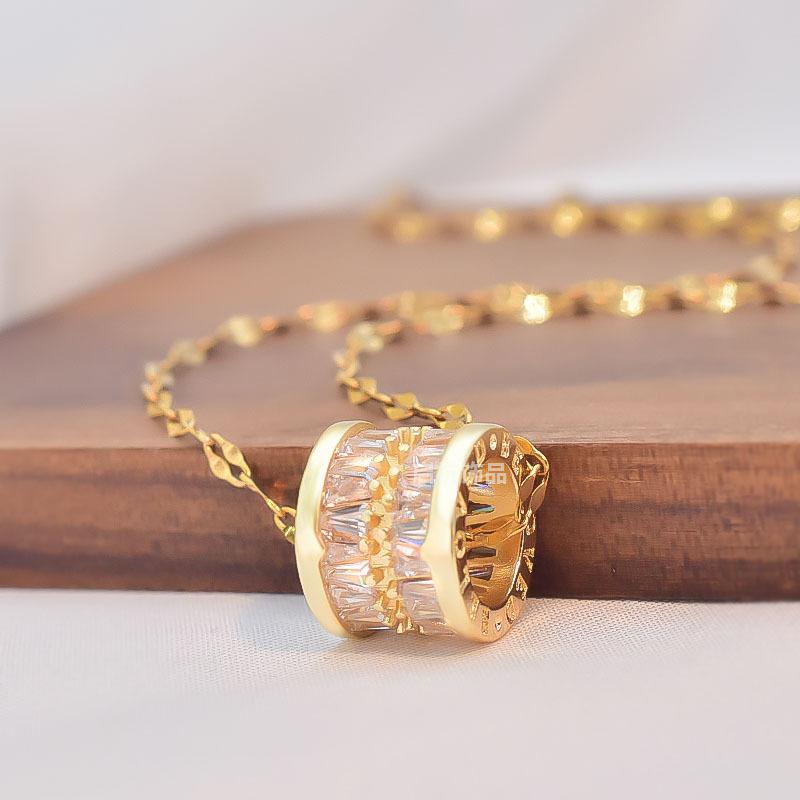 Big Waist Necklace, Women'S High-End Sense, Trendy Temperament, Inlaid Zircon Pendant, Street Auction