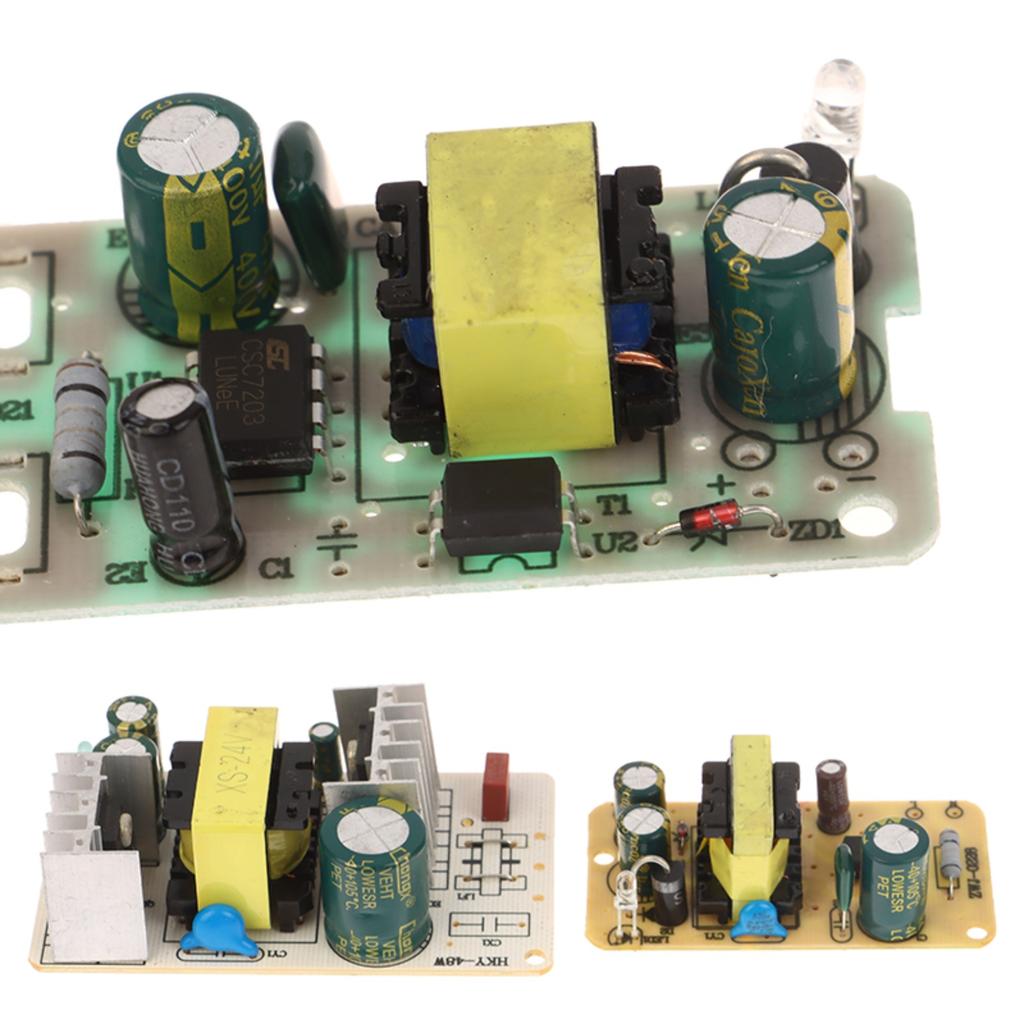 3V/5V/6V/9V/12V 1A/2A AC 100V-240V 50-60Hz Switching Power Supply Module Overvoltage Overcurrent Short Circuit Protection Switch