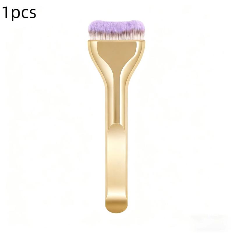 1/2 Pcs Ultra Thin Foundation Brush Synthetic Bristles Precision Application For Liquid Cream Streak Free All Skin Types Tools