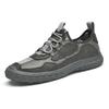 Men's Outdoor Running Shoes Simple Casual Shoes Lightweight Sports Shoes Hollow Out Breathable Sneakers Non-Slip Hiking Footwear