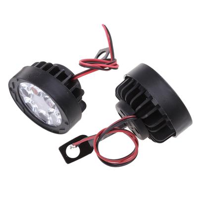 2Pcs Scooter ATV Auxiliary Fog Spot Light 6 LED  LED Motorcycle Driving Lamp