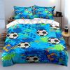 Soccer Balls, Abstract Splashes. Bedding Sets Duvet Cover Sets Duvet Covers Pillowcases(1 * Duvet Cover 2 * Pillowcases, Without Duvet Insert)