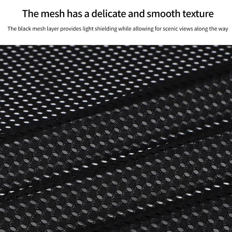 Heat Resistant Breathable Auto Sunshades Curtains Shield From Sunlight for Window Keep Vehicle Interior Cool and Private