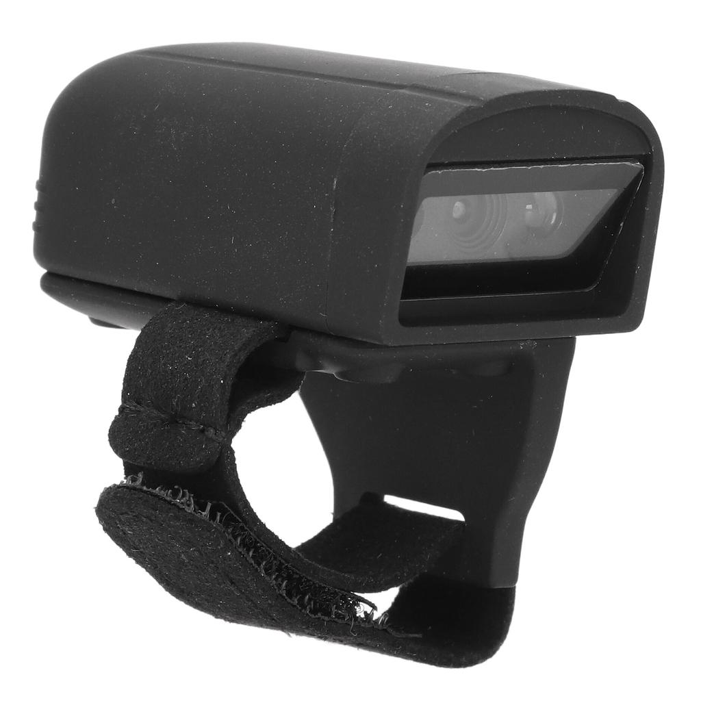 1D 2D Ring Barcode Scanner 2.4G Wireless Bluetooth CCD Red LED Finger Barcode Scanning Tool Built in Battery