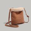 Milad Lamb Wool Phone Bag Niche Korean Retro Simple Autumn Winter High-Value Single Shoulder Crossbody Small Bag for Women