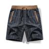 Men's Loose Cotton Workwear Pants Oversized Shorts Printed Stripes