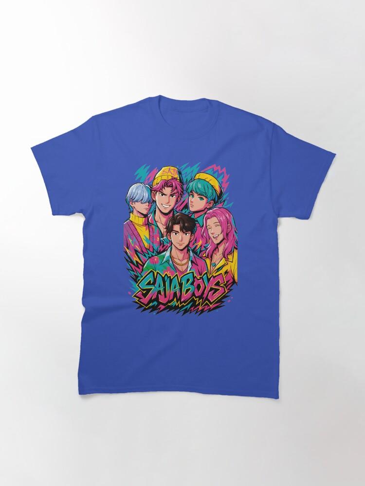 

KPop Demon Hunters Art Saja Boys 6 Classic TShirt 2026Summer Mens Womens Luxury Fashion Pure Cotton Tshirt Street Y2K 4XL
