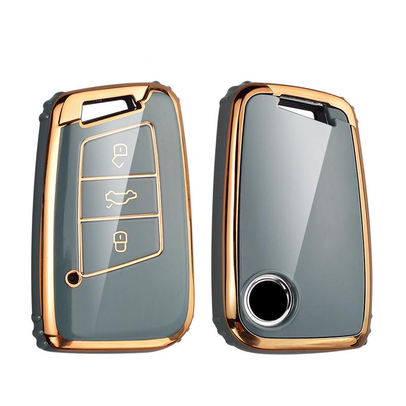 For VW Volkswagen Magotan Magotan GTE Passat B6 B7 B8 CC Arteon for Skoda Fabia Superb A7 Kodiaq Car TPU Key Cover Case Fob