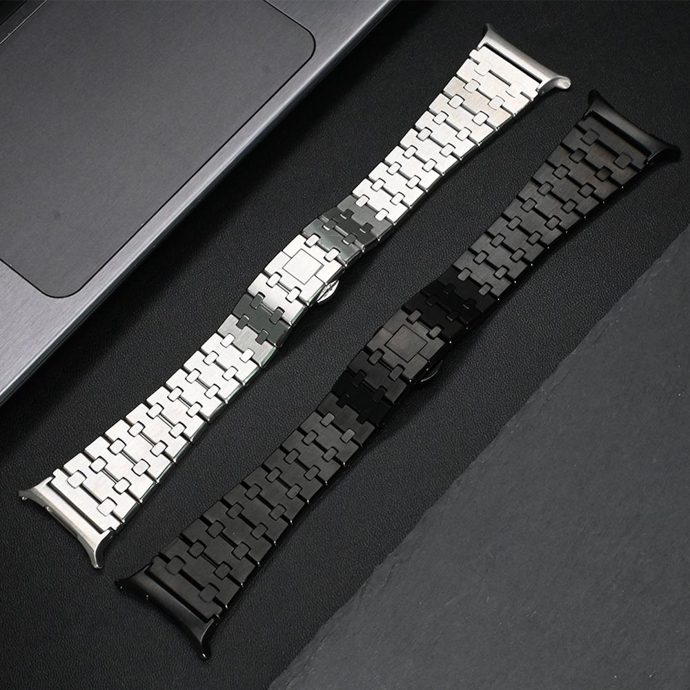 Bracelet Métal Homme pour Samsung Galaxy Watch Ultra 2 Bracelet à Maillons en Acier Inoxydable pour Samsung Galaxy Ultra 47mm Correa de Remplacement