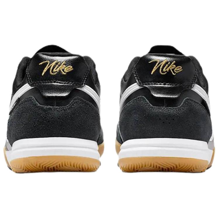 Nike Tiempo Streetgato Comfort Fit IC/IN Football Shoes Unisex Football Shoes Black White HQ7017-010