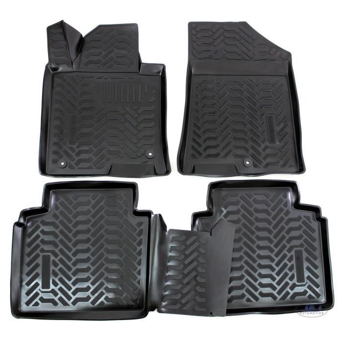 Tapis De Sol En Caoutchouc - J&amp;J AUTOMOTIVE - Kia Optima 2016-2020 - Antidérapant - Sur Mesure - TPE Non Toxique