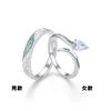 Silver S925 Refined Snake Couple Rings In Minimalist Elegant Style Perfect For Couples