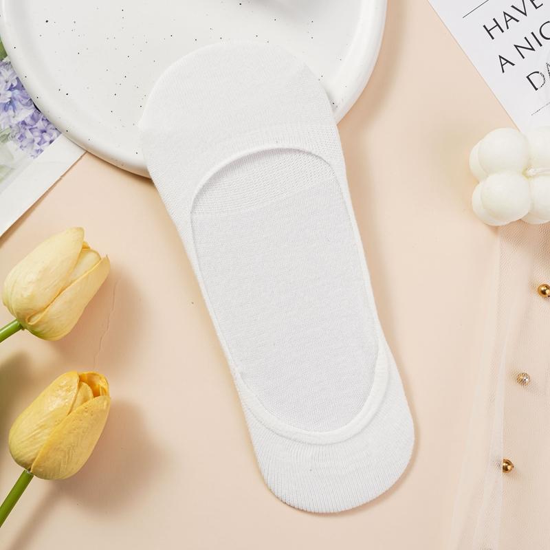 

Женские невидимые носки-лодочки, летние силиконовые нескользящие модные носки до щиколотки, низкие женские однотонные хлопковые дышащие носки EUR 35-39