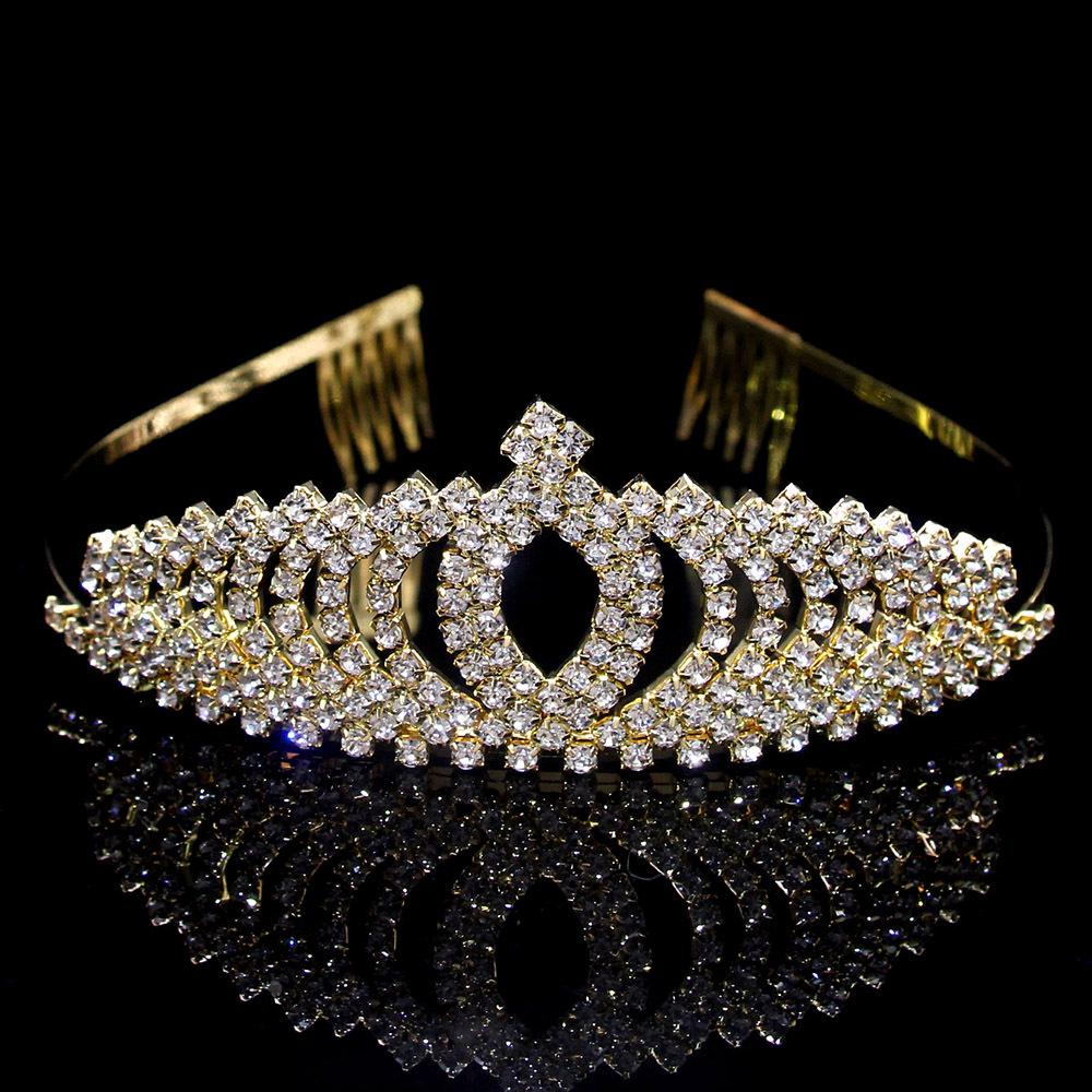 

Rhinestone Tiara Hair Accessories for Brides and Children s Party Dresses