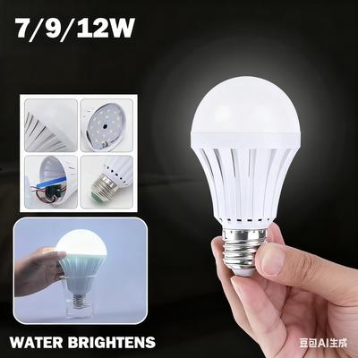 7/9/12W Tragbare Scheinwerfer Wiederaufladbare E27 LED-Lampen Die Intelligente Notfalllampe Automatisch Helle Wasserlicht-Lampen für Räume