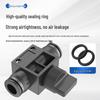 Pneumatic BUC-6-10 Hand Valve: 8mm Air Hose, 12mm Manual Straight Valve with Quick Connect Fitting