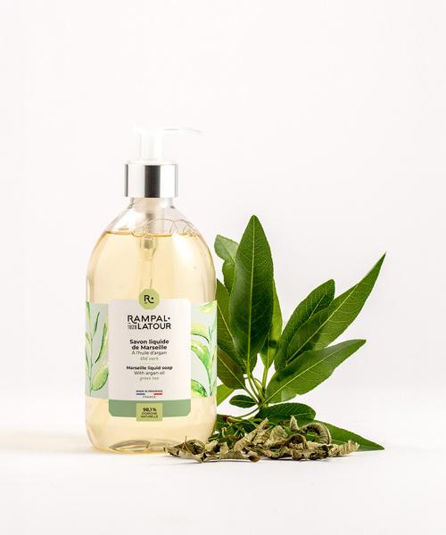 Rampal Latour Savon Жидкий Зеленый Чай 500 мл Жидкое Мыло FREE