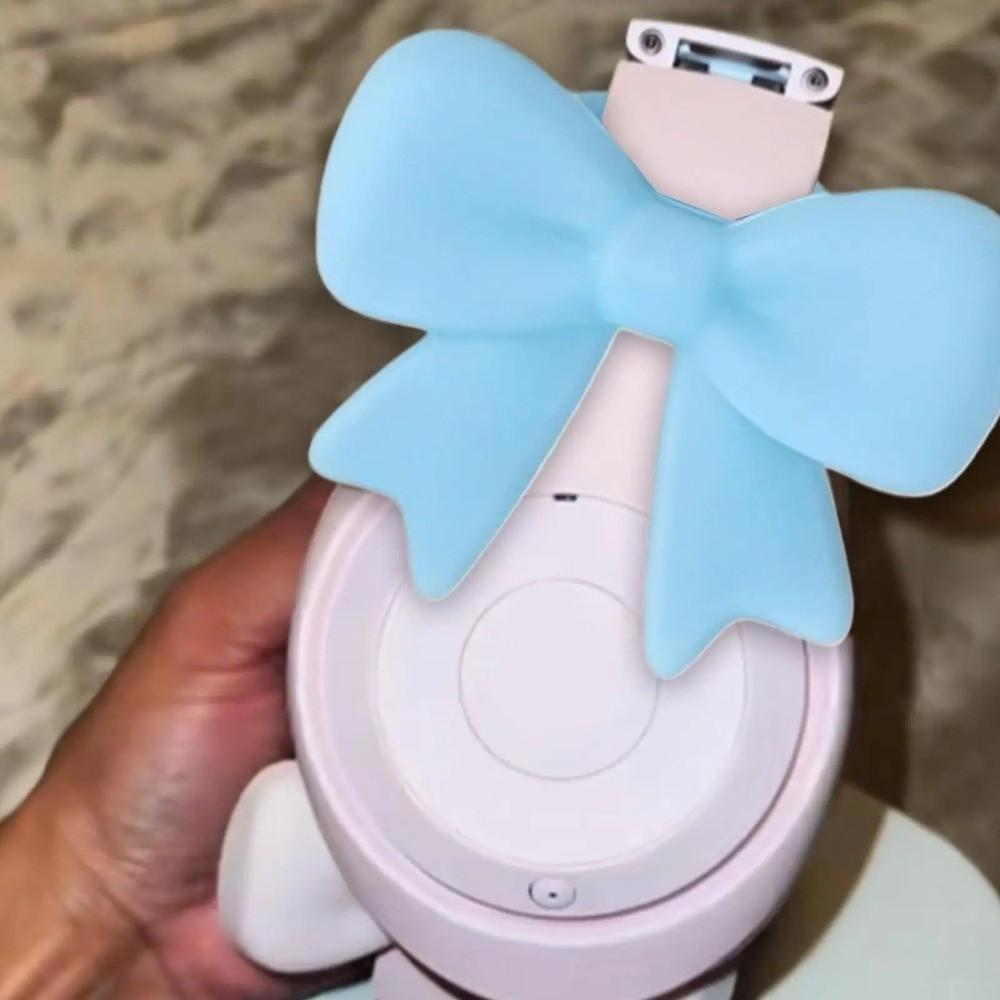 Neue 3D-Schleifen Schleifen-Kopfhörerzubehör Silikon-Clip-On-Headset-Aufsatz Süße Wiederverwendbare Kopfhörer-Dekoration Für Freund Geschenk