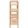 VidaXL Shoe Rack Solid Walnut Wood 69 X 26 X 81 Cm 247103