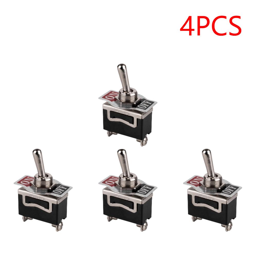 1-10Pcs Heavy Duty Car Boat Rocker Toggle Switch 15A 250V 2Pin SPST ON/OFF Rocker Switches Waterproof Boot Button