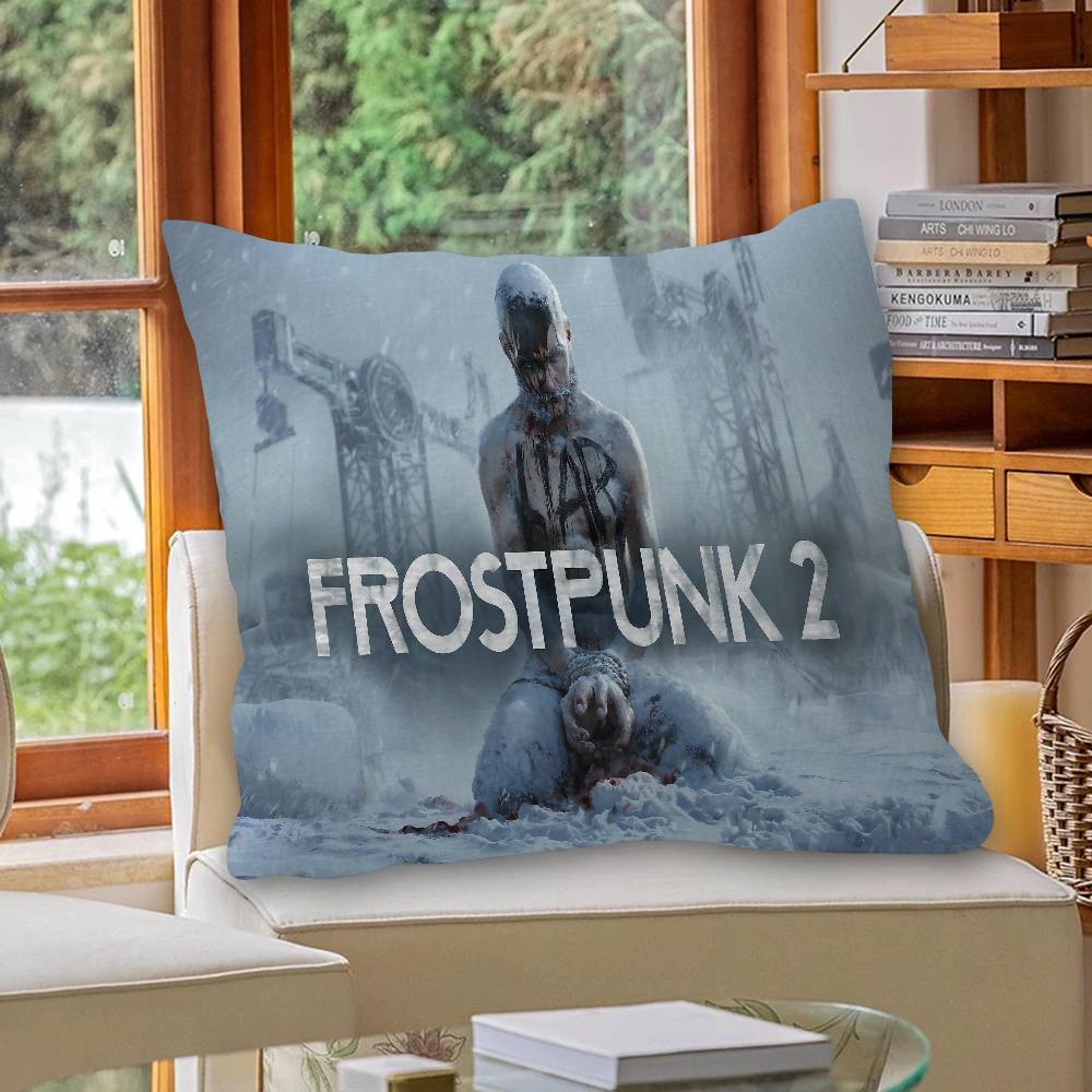 Game F-Frostpunks Personalized Pillow Cover Kids Bedroom Wild Party Decor Pillowcase Kid Birthday Shower Gift