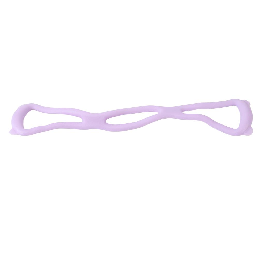 3pcs Figure 8 Resistance Exercise Band Open Shoulder Tension Fitness Stretch Arm Back Training Elastic Ropes Purple