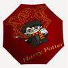 1PC Warner Harry Potter Hogwarts Umbrella-8-Rib Reinforced, Automatic Open, Lightweight & Durable-A74
