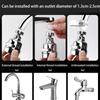 360 Degree Swivel Kitchen Faucet Aerator Adjustable Dual Mode Sprayer Filter Diffuser Water Saving Nozzle Bath Faucet Connector
