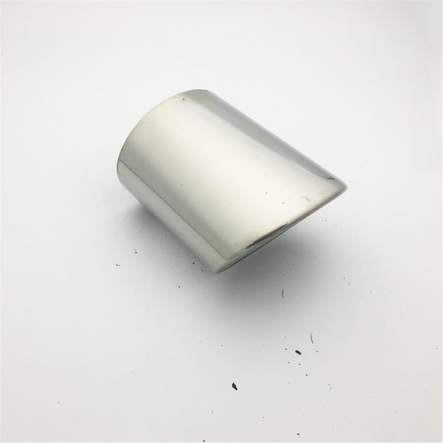 For Honda Civic Jeep Car Exhaust Muffler Tip Stainless Steel Pipe Chrome Trim Mo