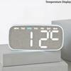 Ambient Light Digital Alarm Clock Temperature Display Electronic Wall Clock  Living Room