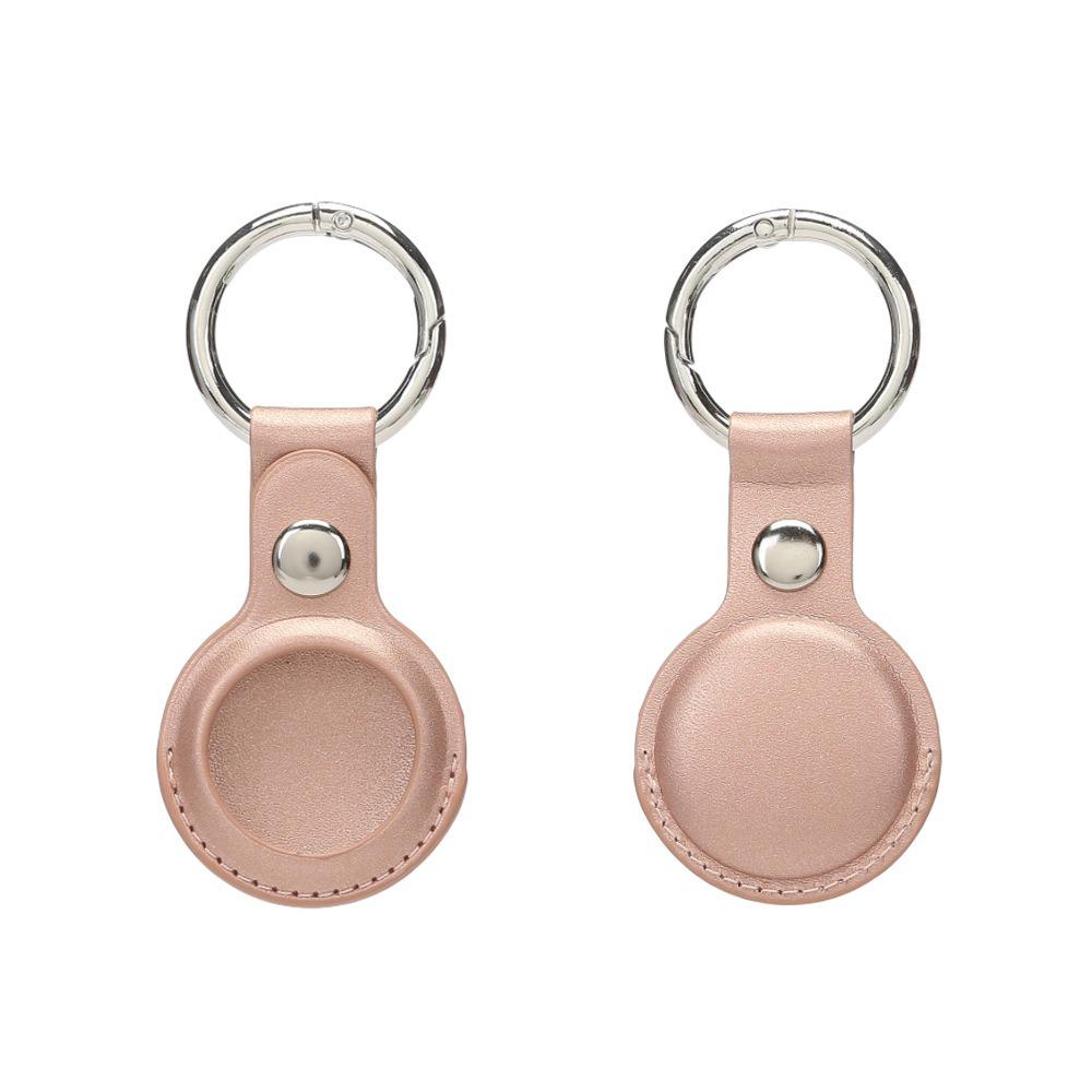 Apple AirTag Leather PU Case: Anti-lost Tracker Locator Keychain Holder