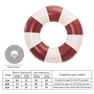 Inflatable Swim Ring PVC Swimming Ring Summer Floating Rings For Children Kids Adult Swimming Circle Pool Float Water Park Toys