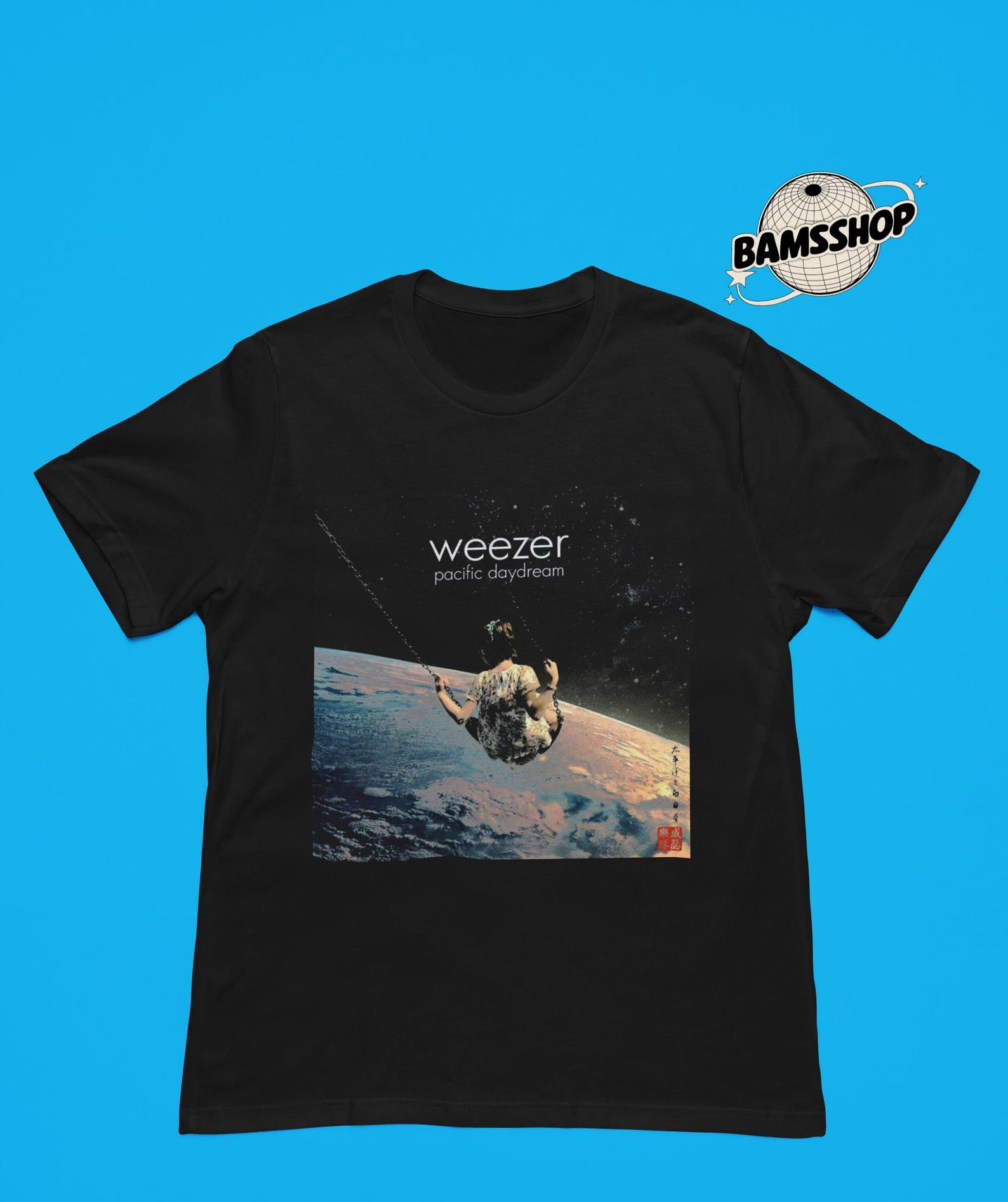 Weezer Vintage T-Shirt, Weezer Shirt, Pacific Day Dream Album, ConcerT-Shirts, GifT-Shirt For Friends And Family S
