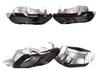 Black Stainless Steel Square Tailpipe Tip for BMW X5 X6 X7 G05 G06 G07
