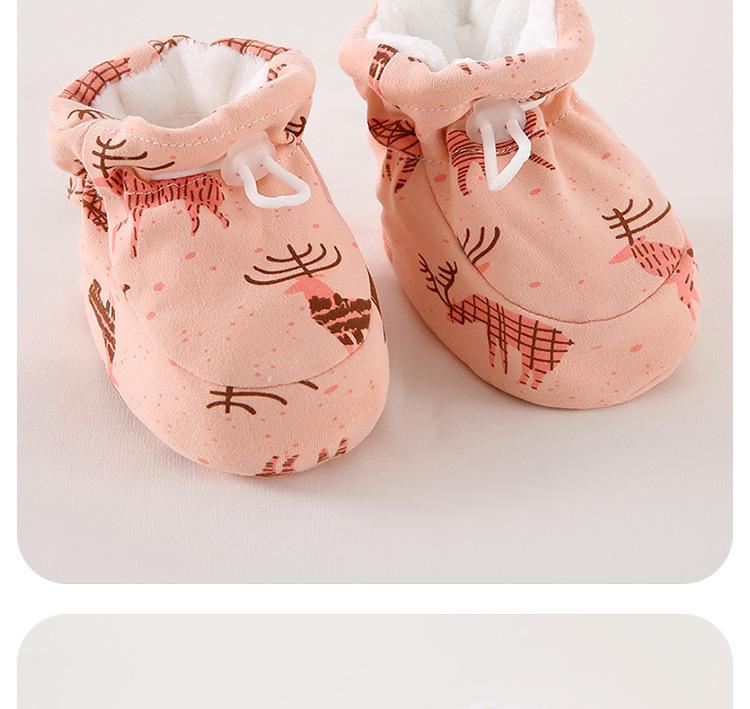 Winter Infant and Toddler Cotton Pre-Walking Soft Sole Shoes