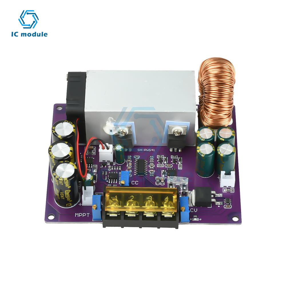 MPPT Solar-Laderegler DC 18-90V 800W Einstellbares Step-Down-Modul für Lithium-Batteriespeicher in Solaranlagen